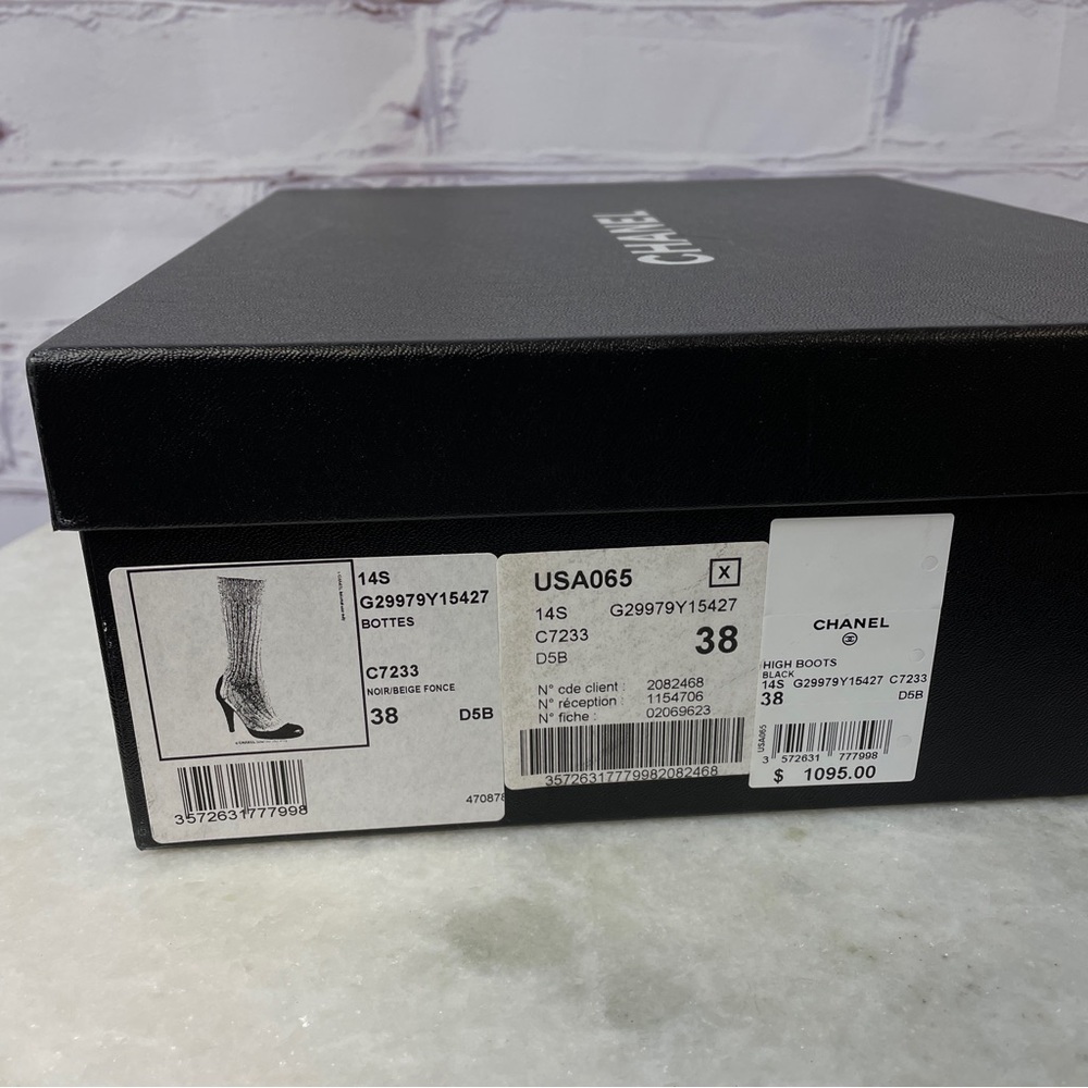 Chanel Sock High Boots - Picture 9 of 9